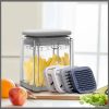 Press-type French Fries Cutter, Onion Dicer, Carrot Cutter, Kitchen Gadgets, Cucumber and Potato Multi-functional Vegetable Cutter