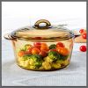 Serving glass pot