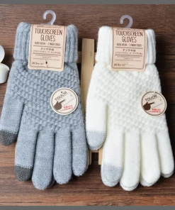 Fashion Touchscreen Gloves Winter Woolen unisex Hand mittens winter Cold