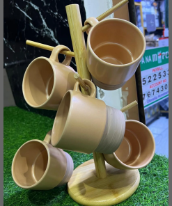 5Pcs Deglazed design cup
