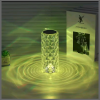 Led crystal table lamp touch adjust Projector rechargeable diamond atmosphere light