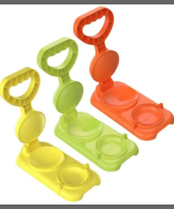 Plastic 2in1 dumpling press meat pie maker