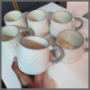 6pc Ceramic Butterfly Mugs