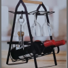 Metallic Countertop Wine Rack with 2 bottle slots 4 wine glass slots
