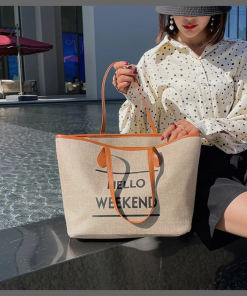 Hello Weekend Business Casual Tote Bag