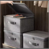 Foldable Fabric Storage Box with Lid