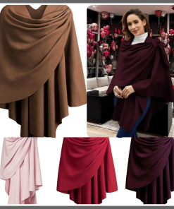 Women Cross Front Scarf with fine draper