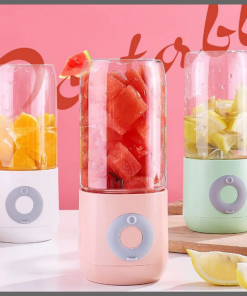 6 Blade 500ml portable juicer with very clear acrylic glass