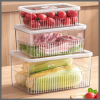 3Pcs Acrylic Transparent fridge organizers