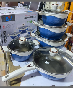 10 pcs BW healthy ceramic cookware coating set