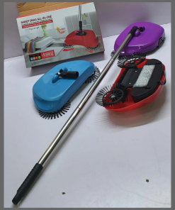 Manual Sweep drag all in one rotating brush