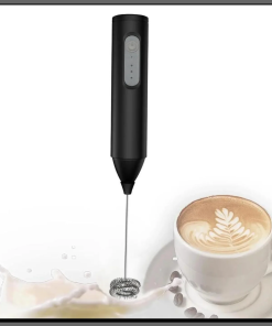 Mini Milk Frother USB Rechargeable 3 Speeds Foam Maker