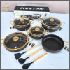 9pcs granite cookware set