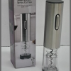 Electric wine bottle opener with foil cutter