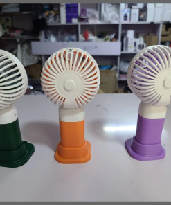 Portable Cartoon Fruit Mini Handheld Fan with USB Charging Cable