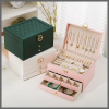 Multi-Layer Jewelry Storage Box Large Capacity Necklace \ Earrings Organizer Case