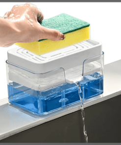 2-in-1 Soap Dispenser with Sponge Holder