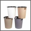 Round faux material Dustbin