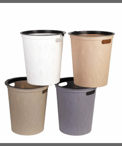 Round faux material Dustbin