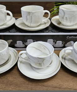 6Pcs cups and 6pcs Saucers