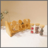 8Pcs Spice Jars Set plus Bamboo Stand
