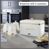 Large 15Litre Storage Capacity with 3 canisters of 1.3L