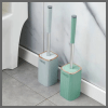 Wall mounted high quality toilet cleaning brush set with holder