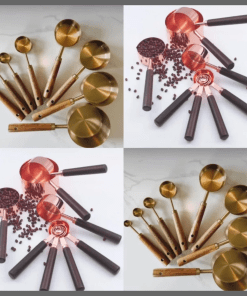 8pcs stainless steel Measuring/ Scooping spoons