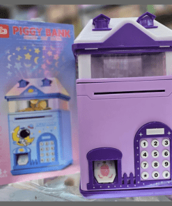 Cartoon Finger print electronic piggy home bank with music