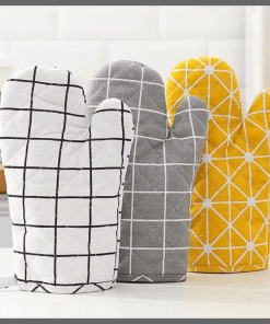 A pair Oven gloves