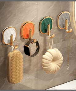 2pcs Luxury punch free multifunctional wall hooks