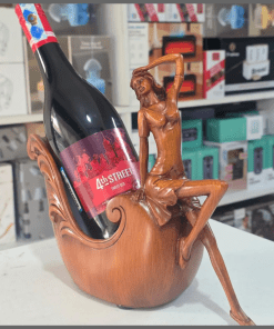 Creative lady sculpture wine bottle holder