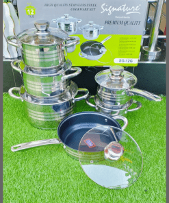 12Pcs Stainless steel cookware set