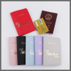 High quality trendy PU leather passport cover/holder