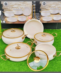 9Pcs Phisma granite cook ware set