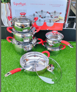 12pcs Stainless steel cookware set
