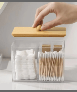 Acrylic Earbuds/swab organizer