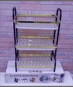 Dish rack 3 layer advanced gold
