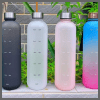 BPA free 1L motivation water bottle