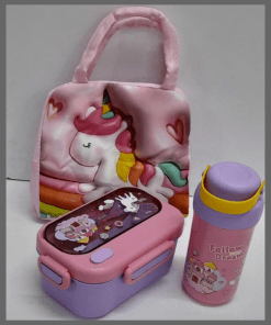 Decorative kids set with insulated bag