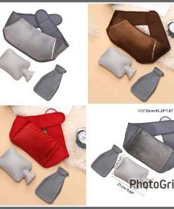 Hot water bottle with strap / waist cover