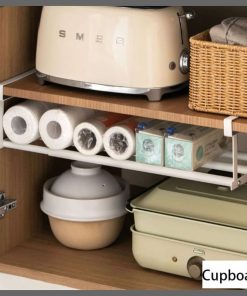Retractable Shoe Rack,Space-Saving Multi-Purpose Hanging Basket