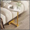 Coffee Tea Table Side Table C-Shaped Sofa Simple Mobile Storage Desk