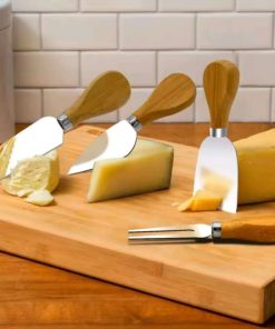 Butter Tray Set with Built-in Knives