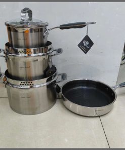 7 pcs Stainless steel Cooking pots