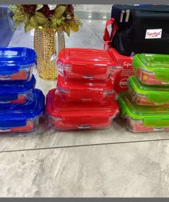 3pcs Lunch Box with Thermal Bag