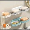 Double-layered soap dish