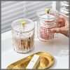 Cosmetic Cotton Box Dustproof ABS Crystal Organizer