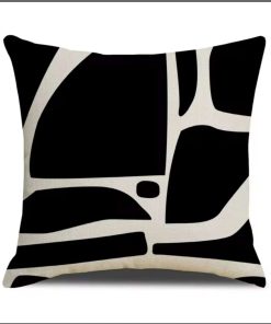 Abstract decorative throw pillow cover