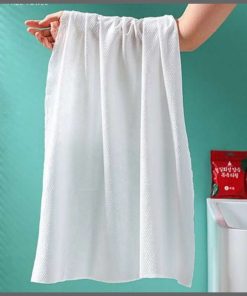 Cotton compressed bath towel